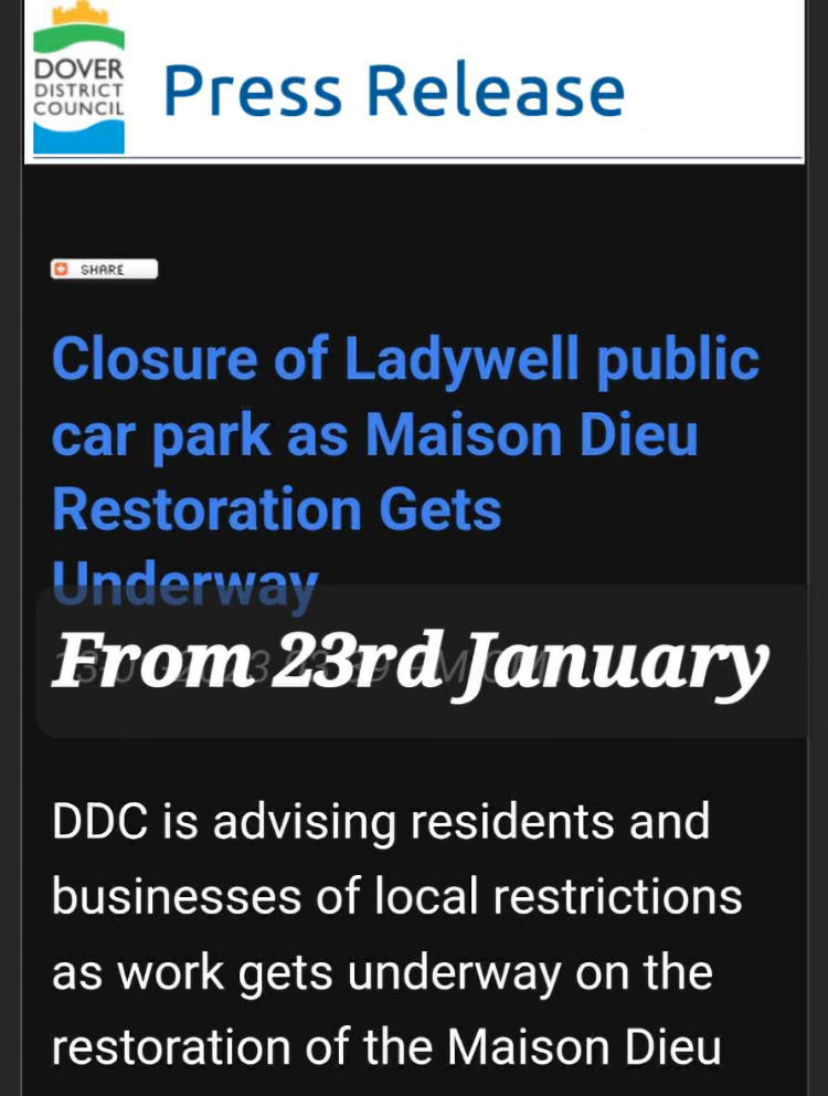 Ladwell Car Park Closure