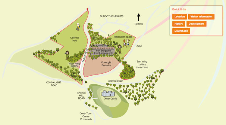 Burgoyne Heights Map