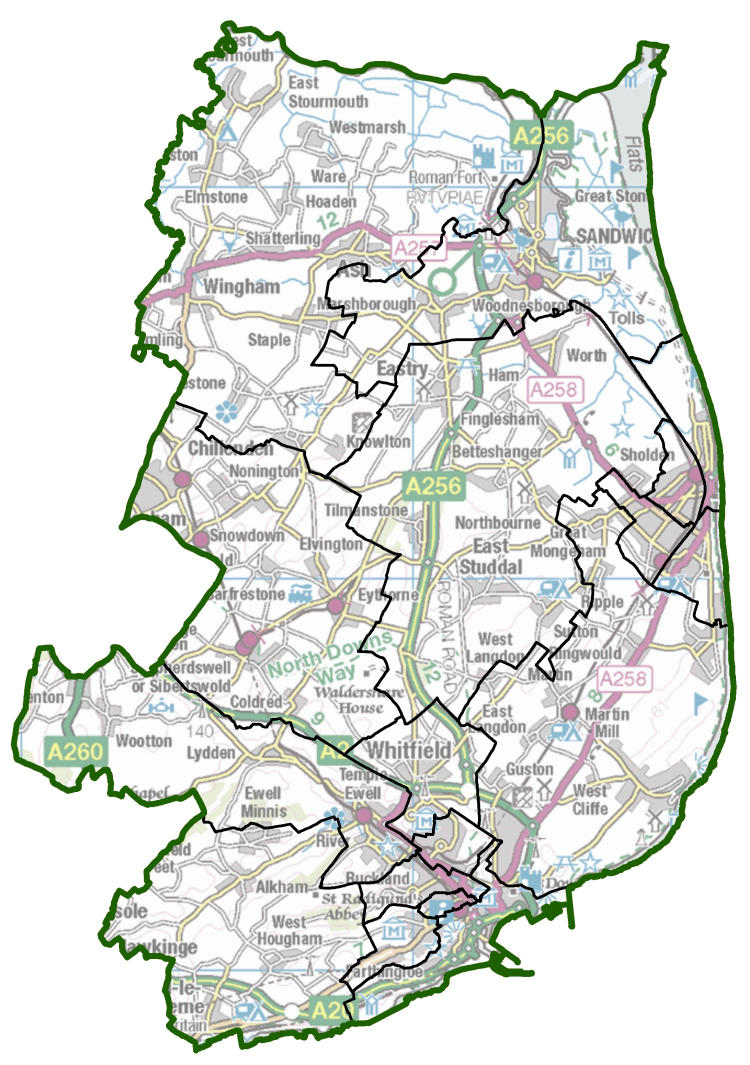 Dover District Council map