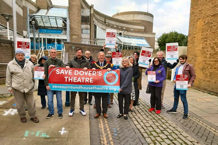 Roundhouse Theatre Protest