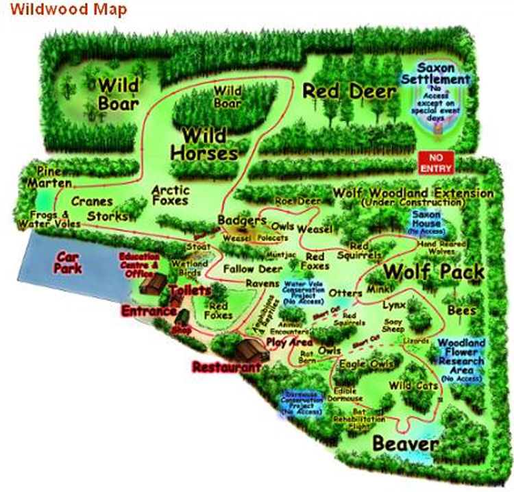 Wildwood map